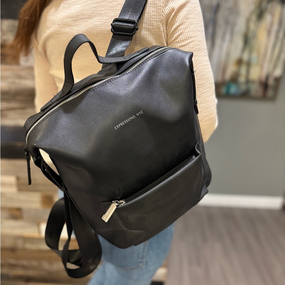 Black backpack